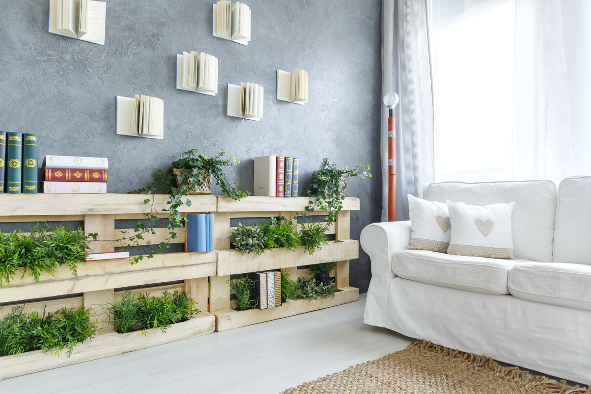 Idee creative con pallet recuperati.