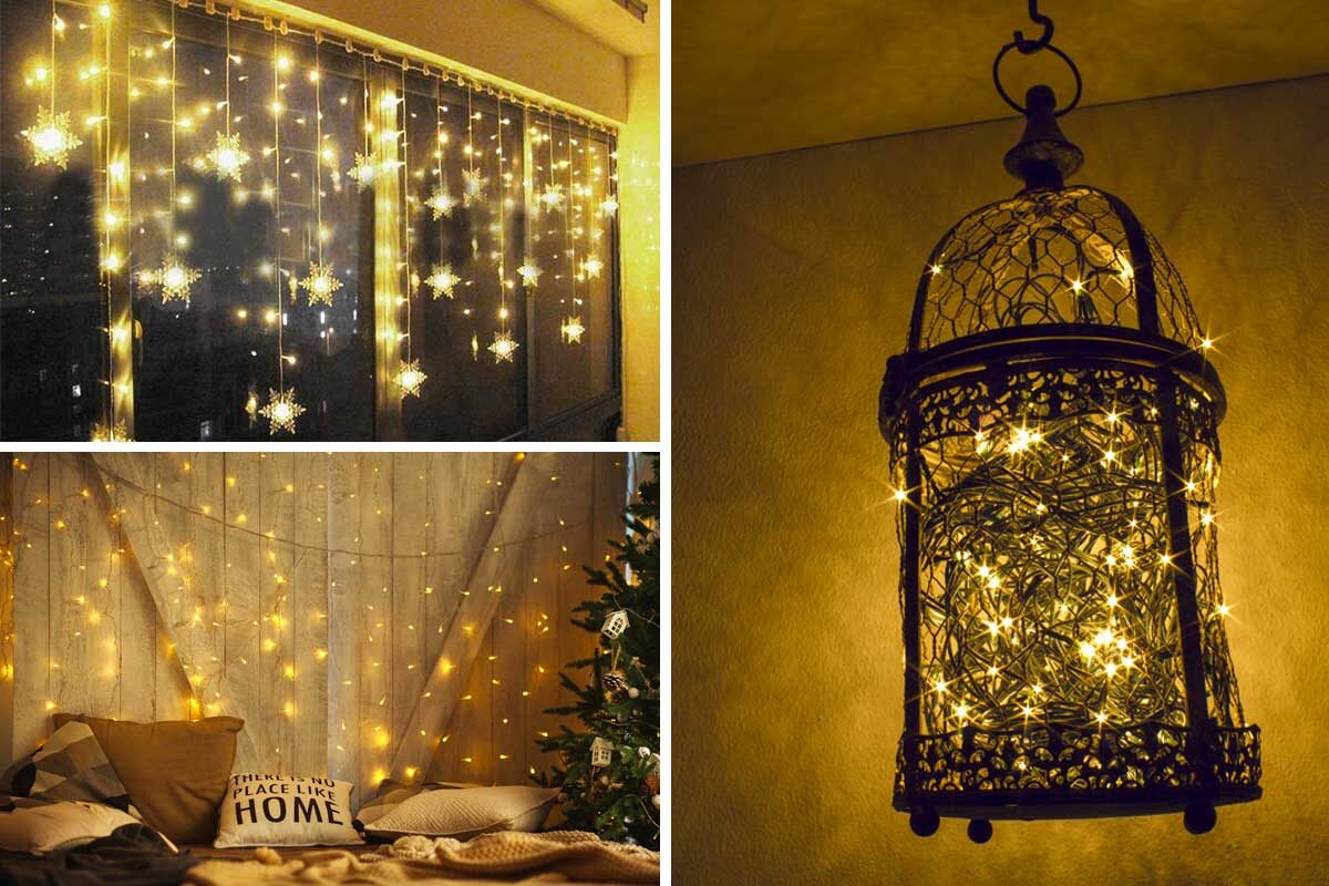 idee luci di natale per illuminare casa