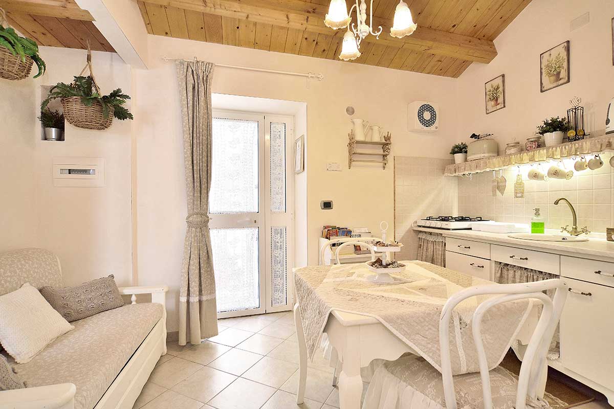 cucina shabby blanche