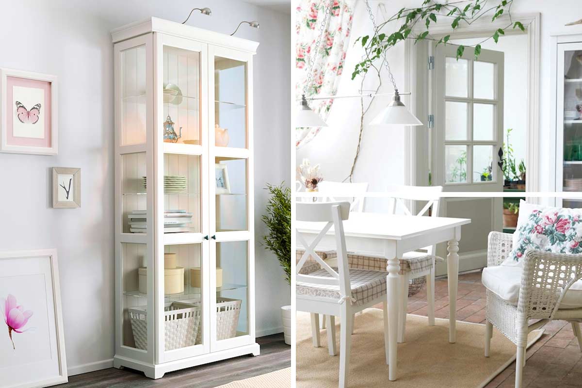 sala da pranzo moderna shabby chic da IKEA