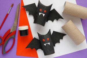 pipistrelli fai da te per Halloween